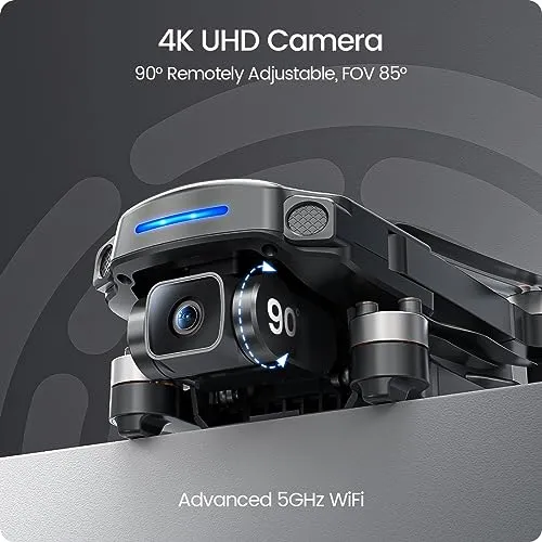 Holy Stone GPS Drone with 4K UHD Camera for Adults Beginner; HS360S 249g Foldable FPV RC Quadcopter with 10000 Feet Control Range, Brushless Motor, Follow Me, Smart Return Home, 5G Transmission 2 Holy Stone GPS Drone with 4K UHD Camera for Adults Beginner; HS360S 249g Foldable FPV RC Quadcopter with 10000 Feet Control Range, Brushless Motor, Follow Me, Smart Return Home, 5G Transmission - Image 2